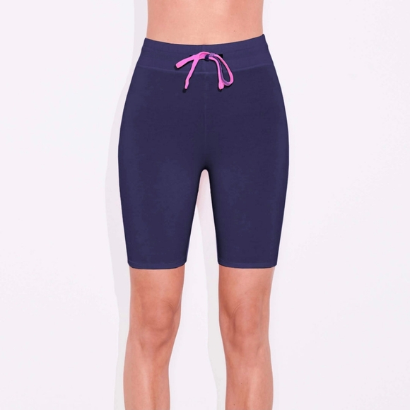 Sundry Biker Shorts - Navy - Picture 1 of 4
